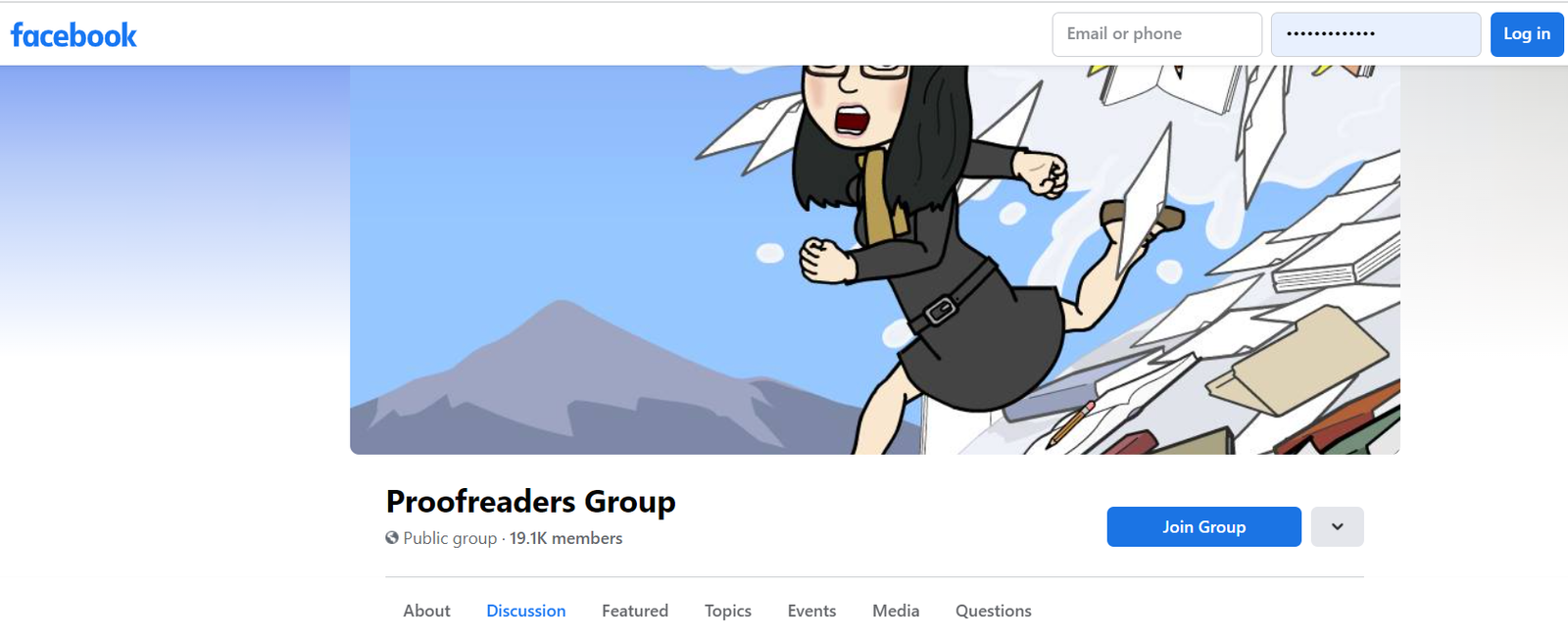 proofreaders group facebook