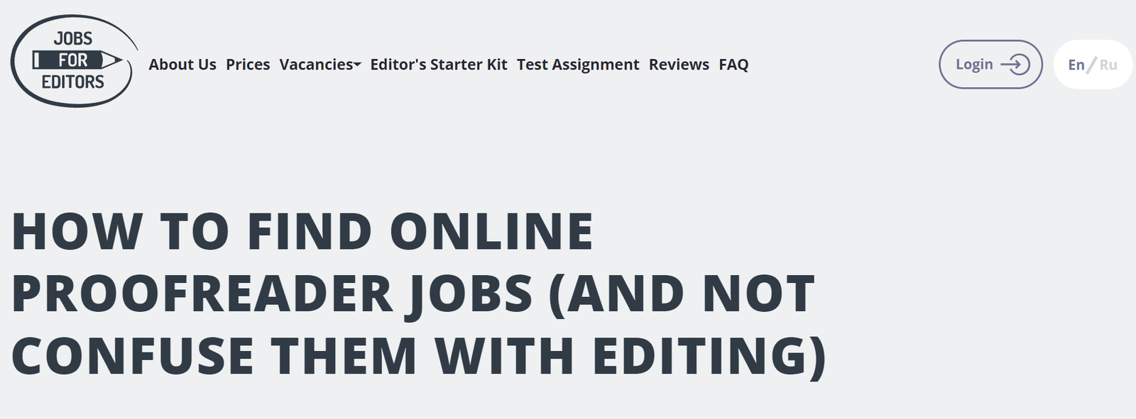 jobs for editors