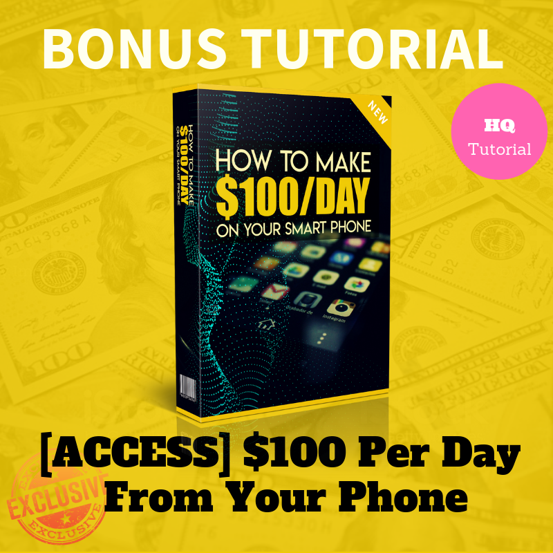 100 a day from your phone