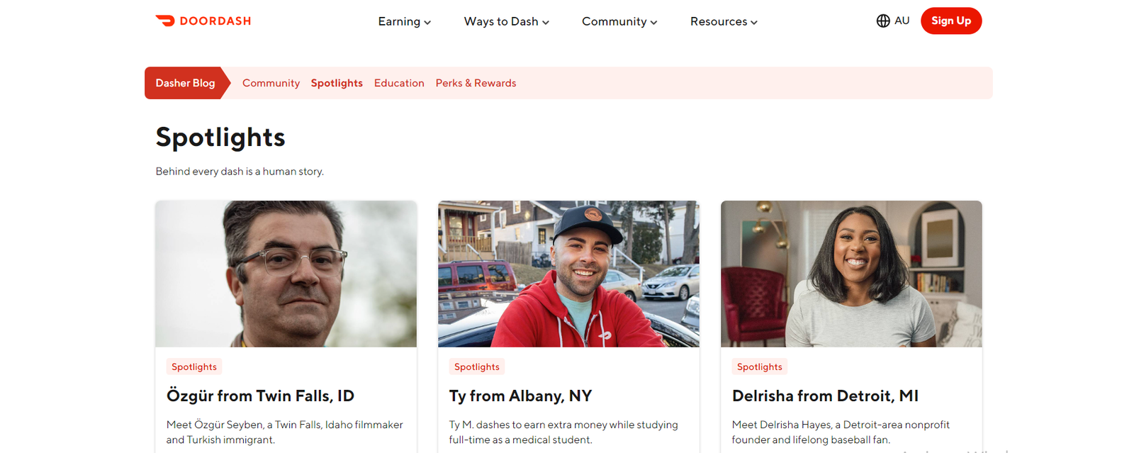 join a DoorDash community