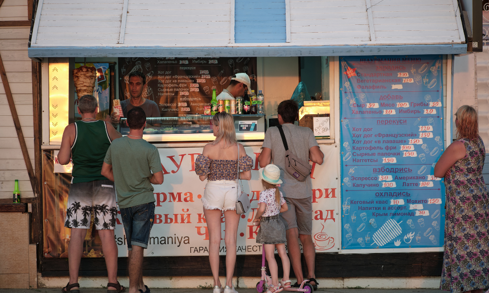 street food stall