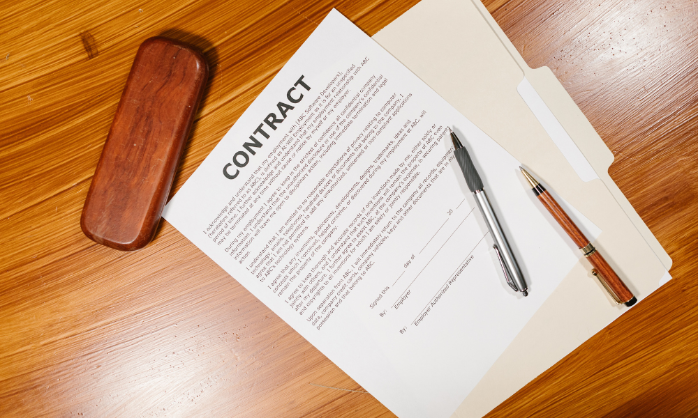 how to handle contracts