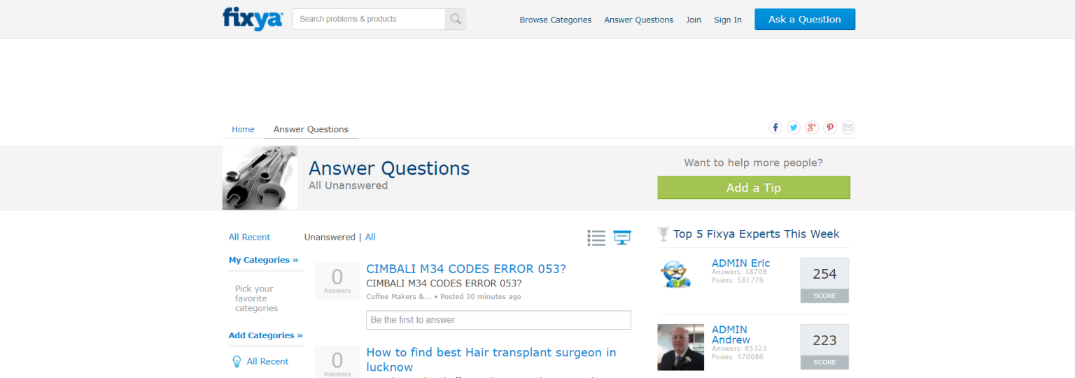 Answer Questions Online